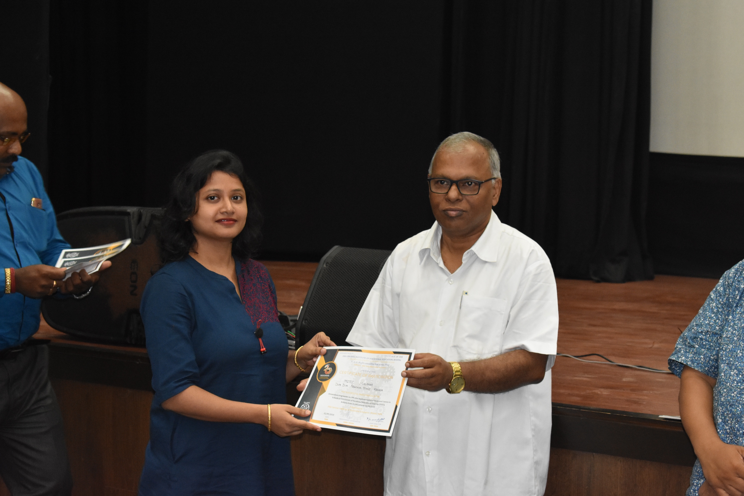 Distribution of Certificates to the participants 