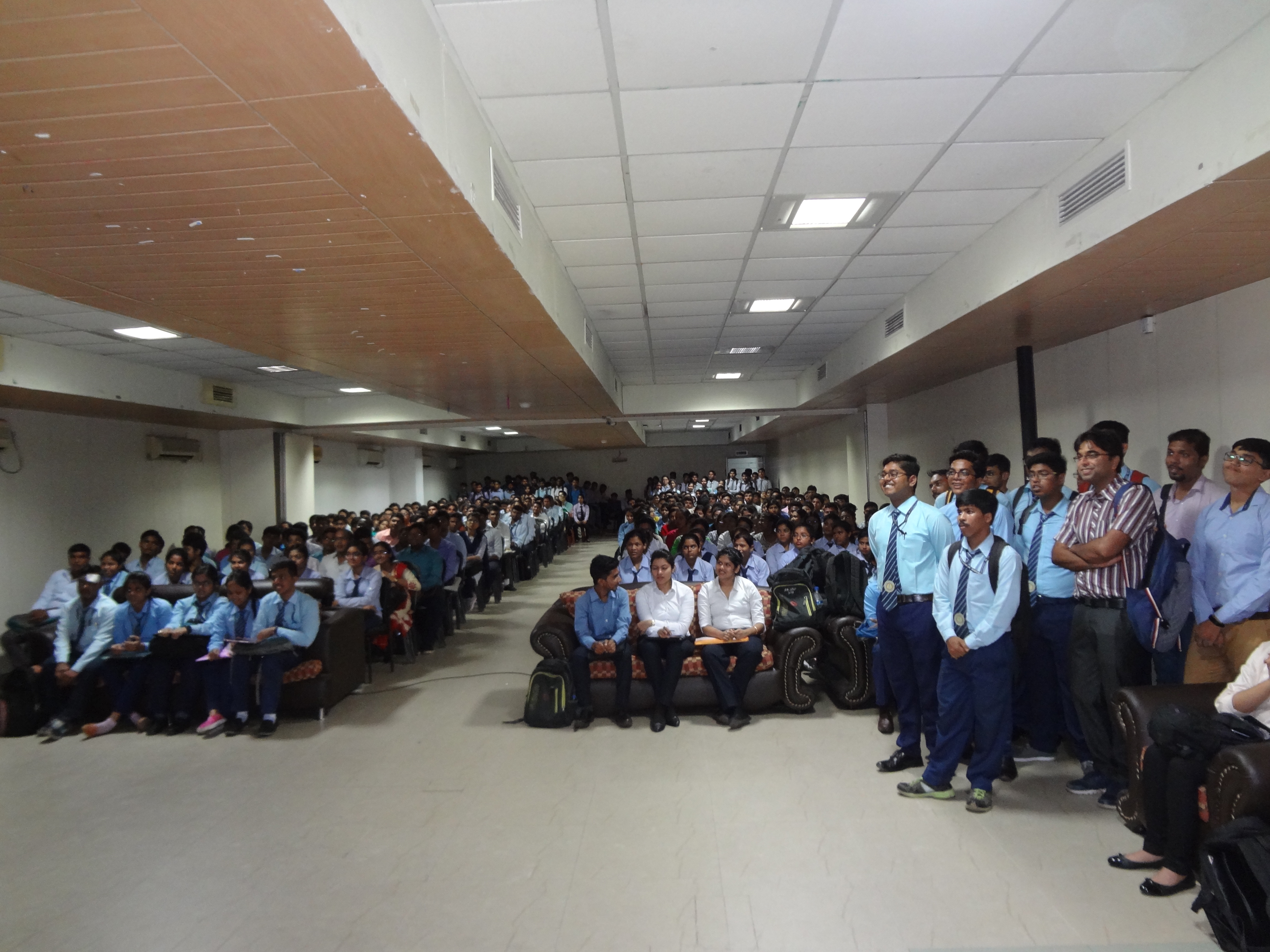 Students of Polytechnics during  Preplacement Presentation of Company Profile & Job Profile