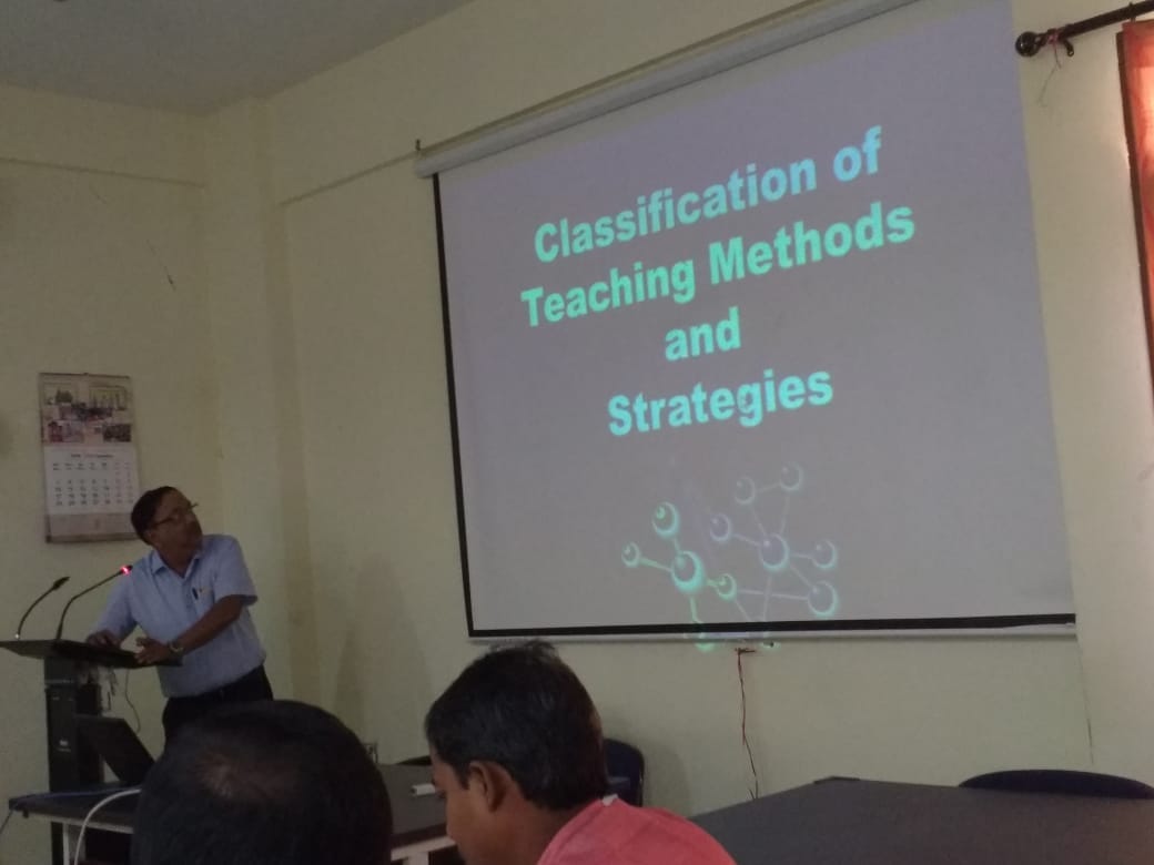 . Prof. Dr. Sourabh Prakash giving lecture on classification of Teaching Methods