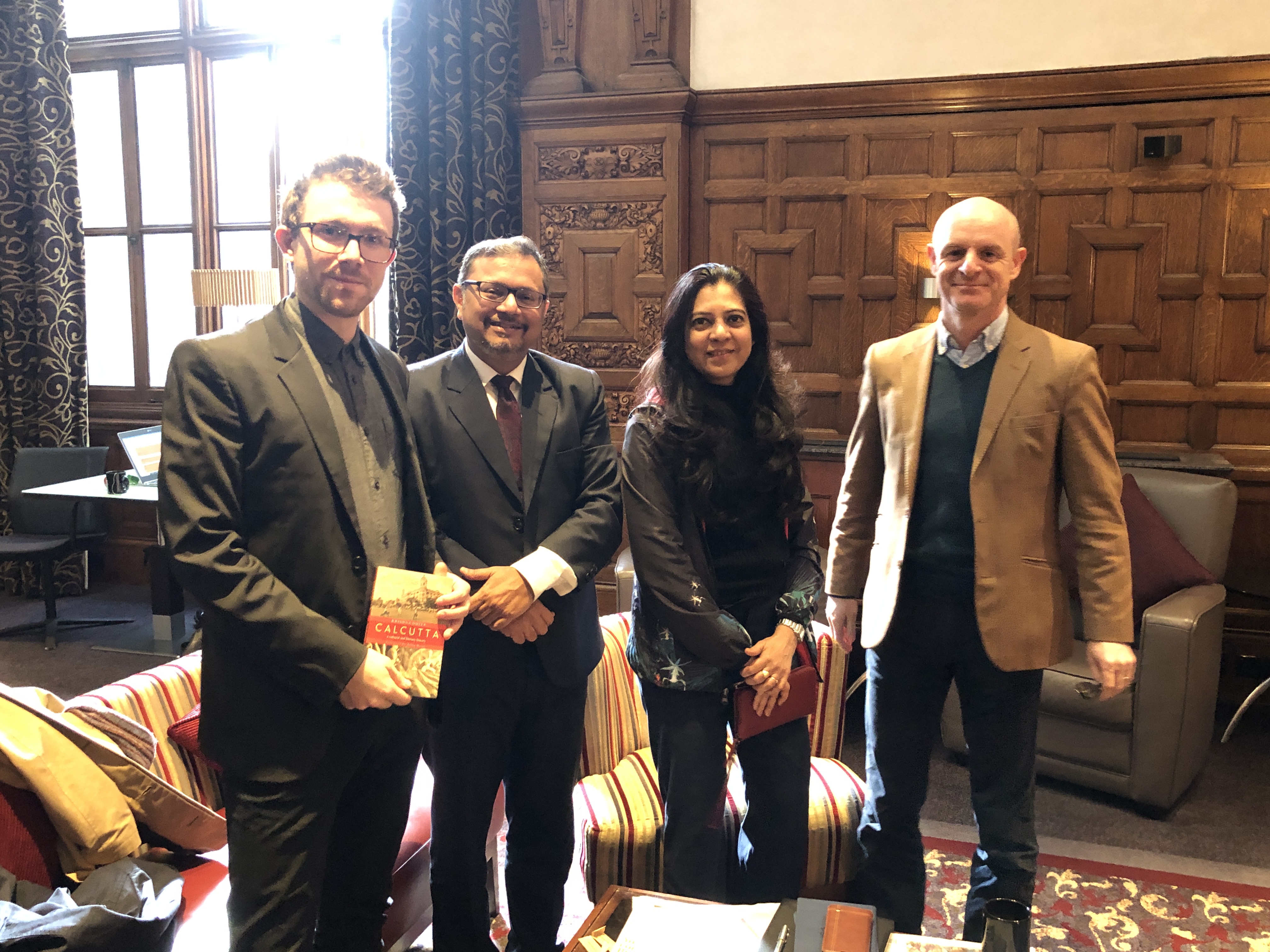 Smt Roshni Sen, Principal Secretary of TET&SD Dept, West Bengal with Mr. Kevin McCole, COO of UK INDIA Business Council