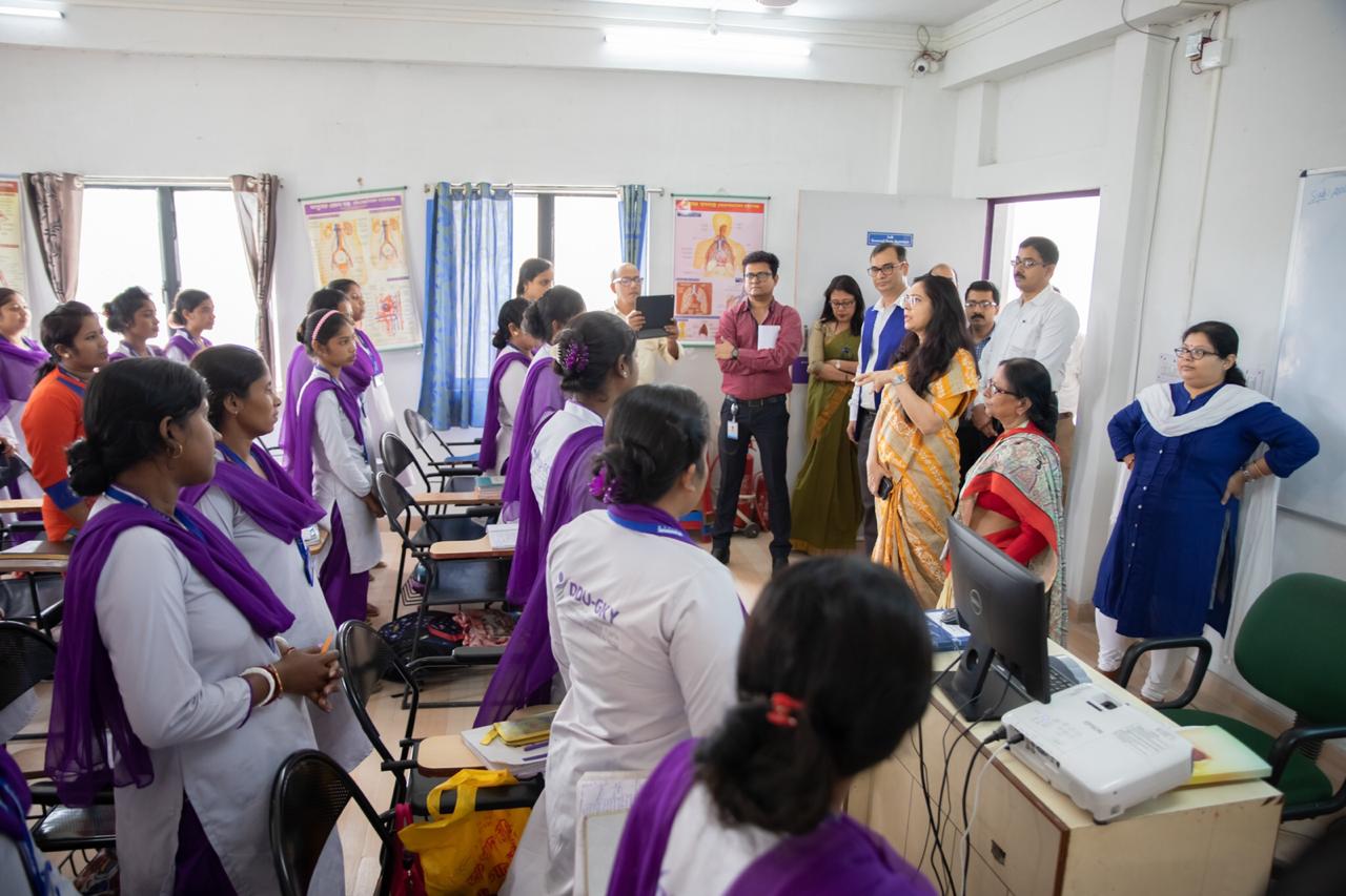 Principal Secretary during her visit to Brainware University