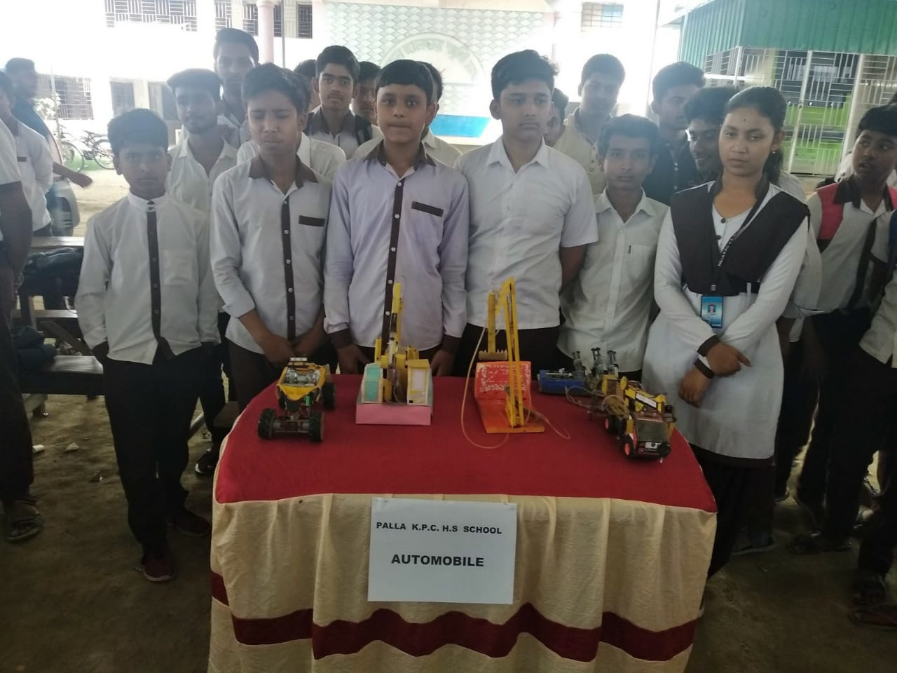 Demonstration of Models by the students of Pallla Kalipada Chahraborty H.S. School in Automotive Sector