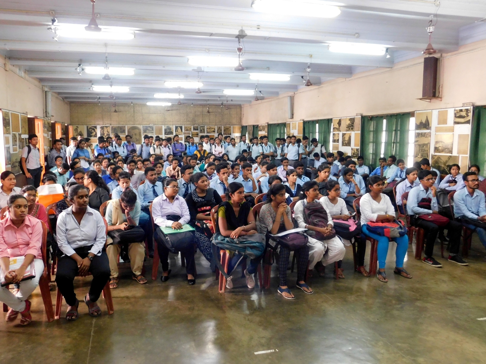 Students are waiting for registration