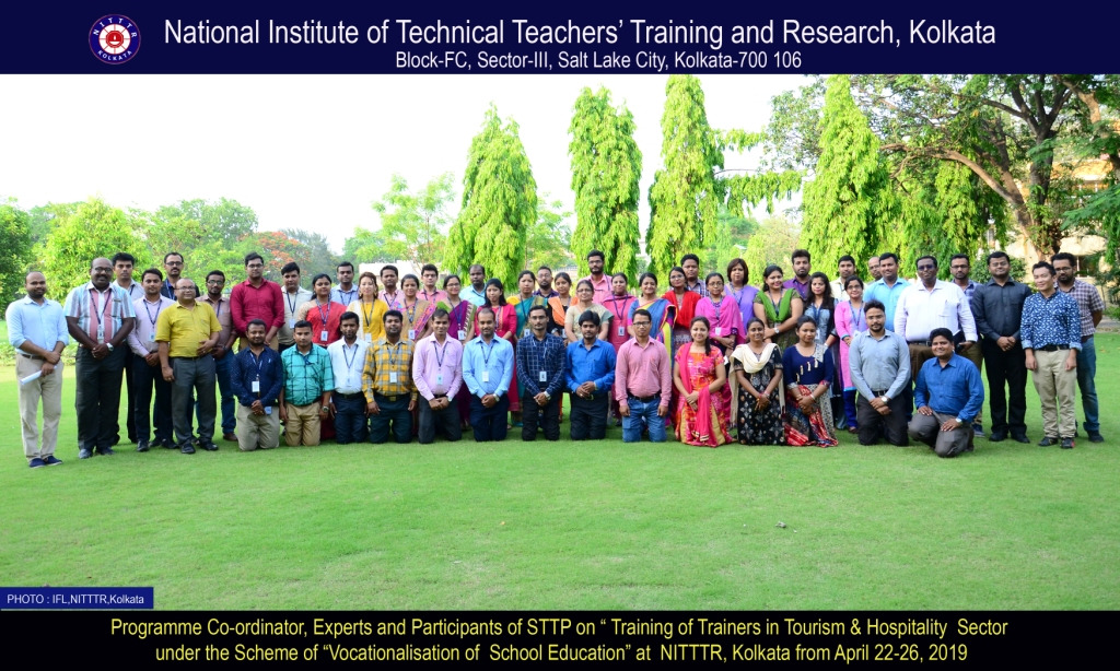 Training of Trainers in Electronics, Tourism & Hospitality, IT & ITeS, Automotive and Plumbing Sector under the scheme of “Vocationalisation of School Education