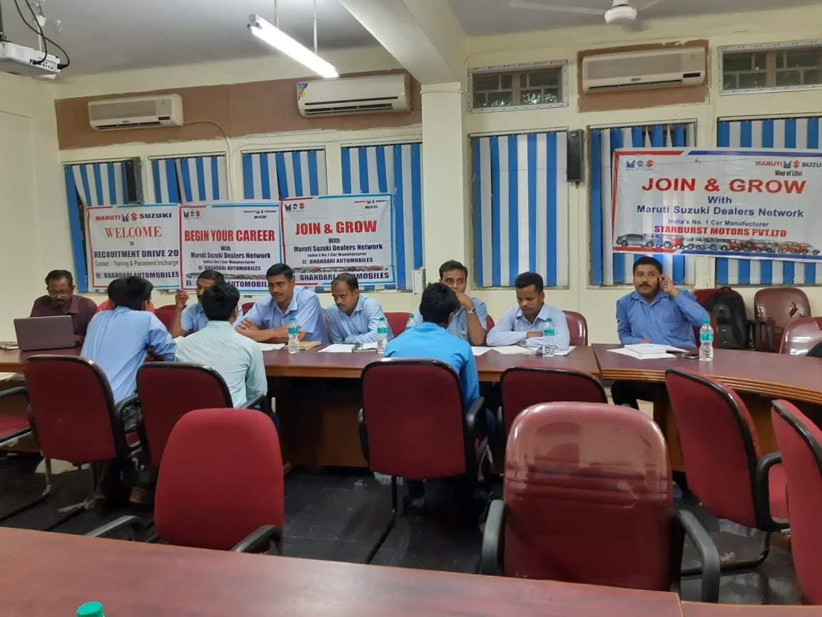 Job Fair organised by Maruti Suzuki India Limited for the Trainees of Automobile related Trade