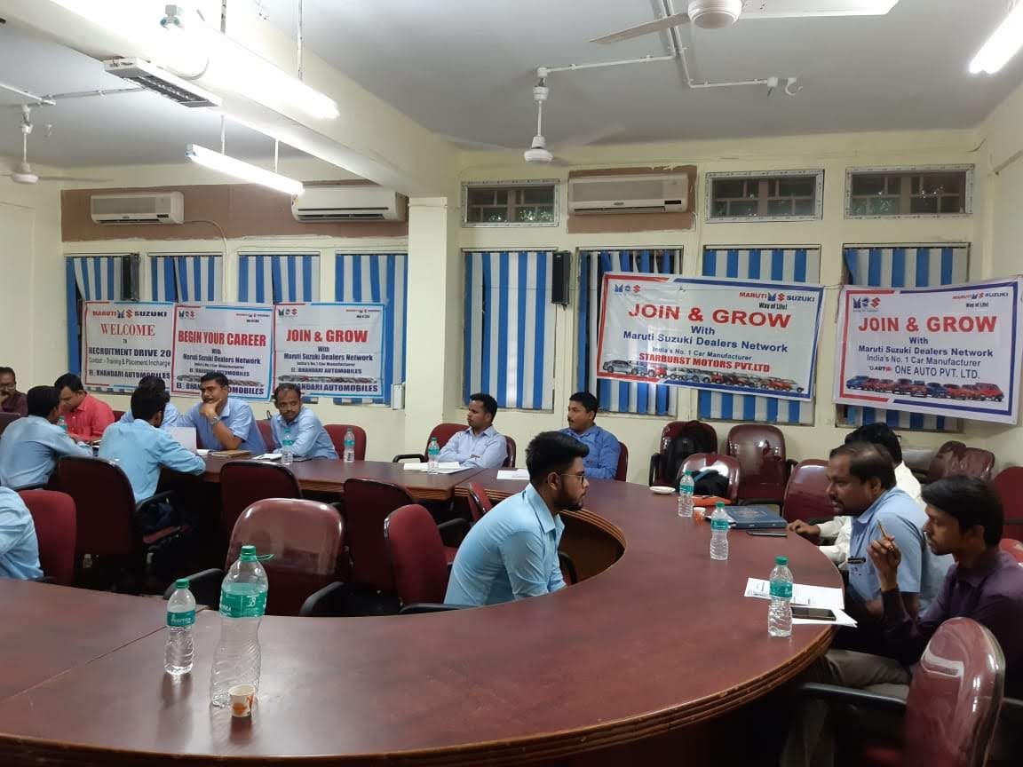 Job Fair organised by Maruti Suzuki India Limited for the Trainees of Automobile related Trade