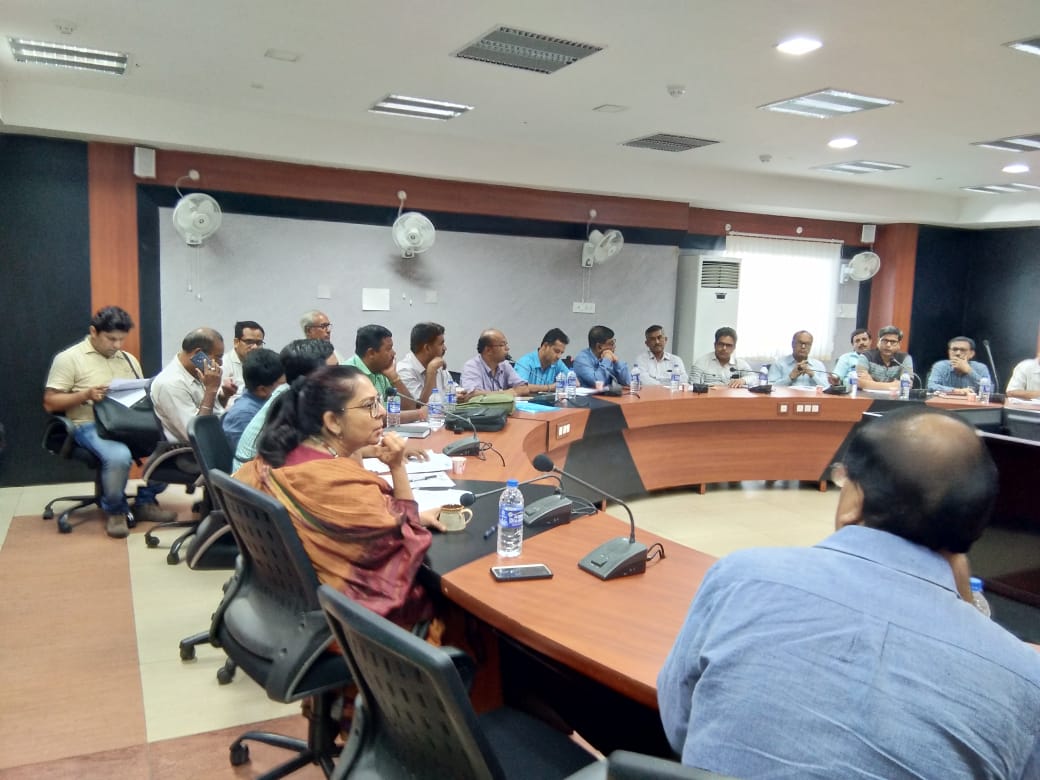 Review meeting with PWD Officials