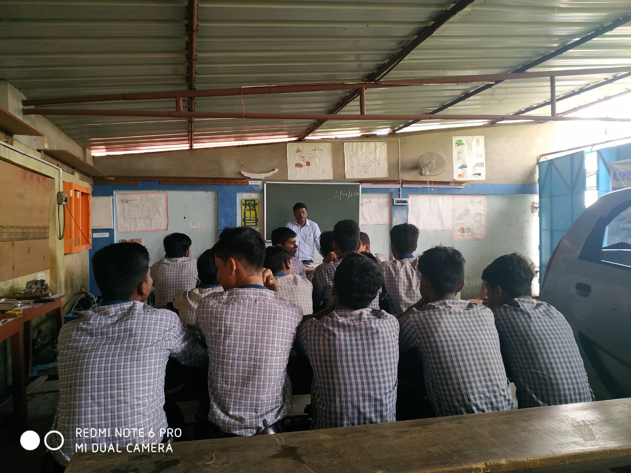 Career counseling program organized by Centum Workskills India Ltd. Industry experts Mr. Bimal Kumar Nandy from Online Equipments delivered his speech in front Students.