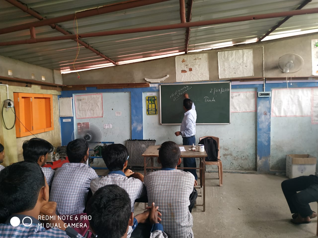 Career counseling program organized by Centum Workskills India Ltd. Industry experts Mr. Bimal Kumar Nandy from Online Equipments delivered his speech in front Students.