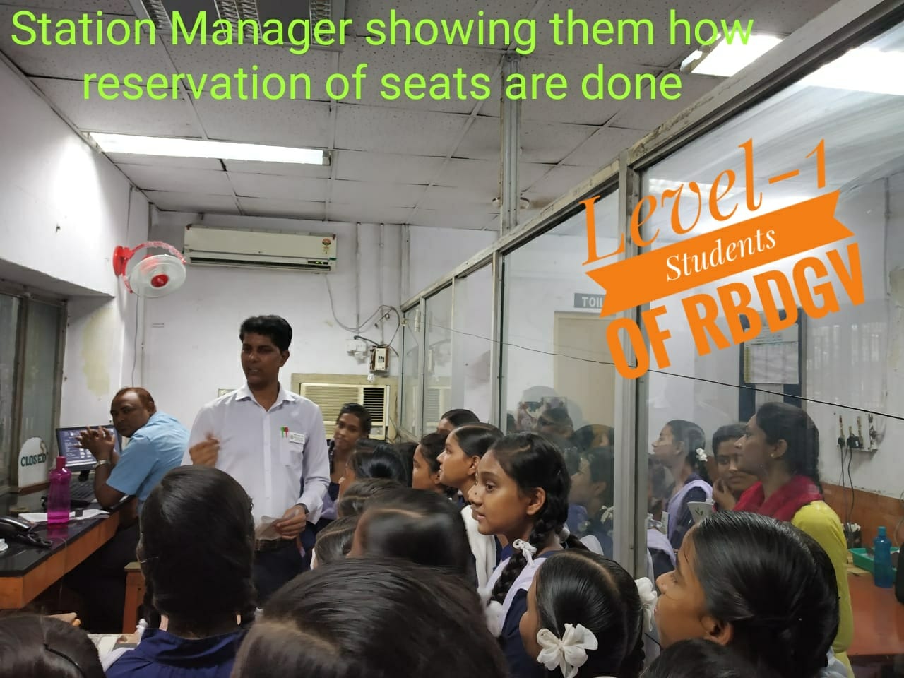 explanation and demonstrations were given by the Station Manager, Manoj Kumar Singh