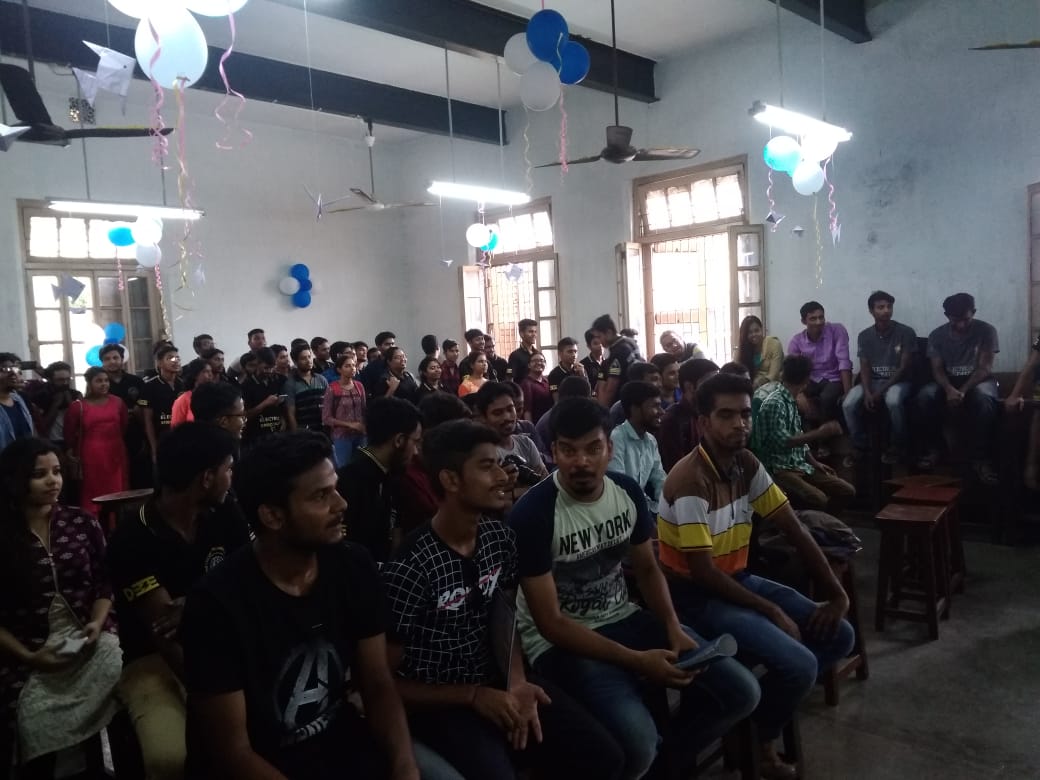 Juniors of The Calcutta Technical School  organised a programme  to bid farewell to their seniors 