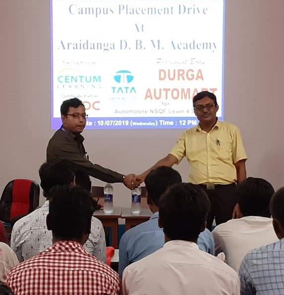 Mr. Somnath Mukherjee ( H.R. Manager of Durga Automart) and Mr. Tanmoy Sarkar ( Service Advisor of Durga Automart) have taken the interview.