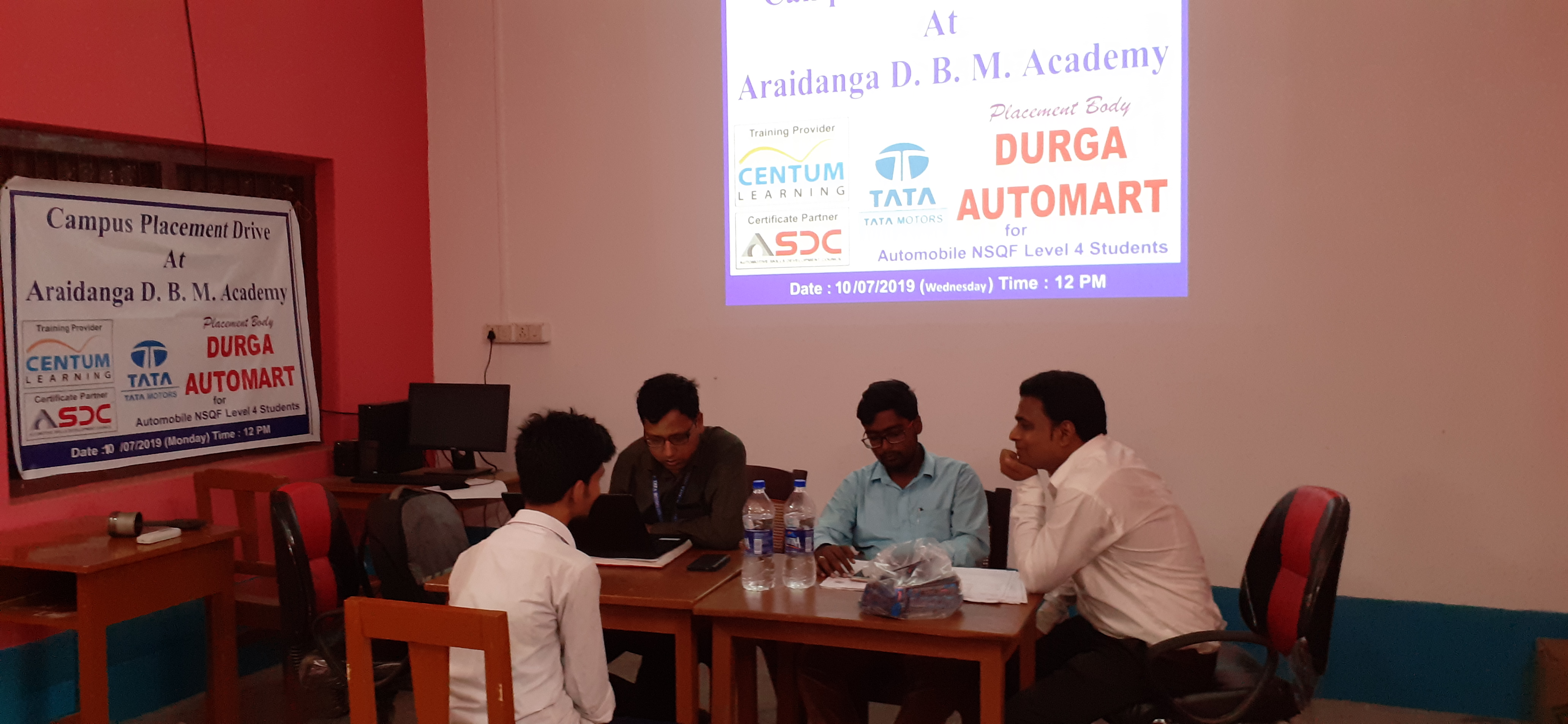 Mr. Somnath Mukherjee ( H.R. Manager of Durga Automart) and Mr. Tanmoy Sarkar ( Service Advisor of Durga Automart) have taken the interview.