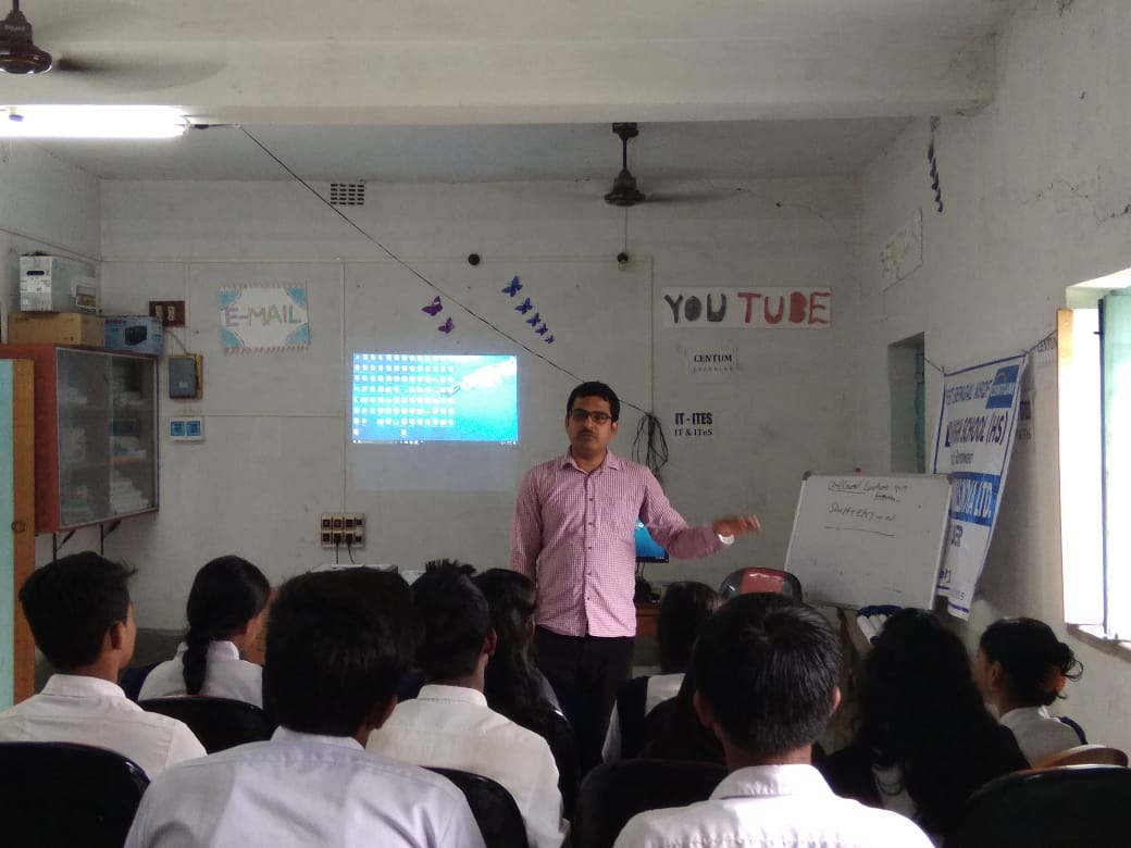Guest Lecture Session by Mr. Parvez Mainuddin (qualification: BCA) with 5 years of experience in Network Engineering.