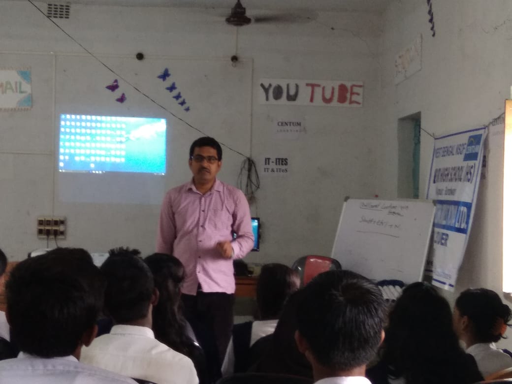 Guest Lecture Session by Mr. Parvez Mainuddin (qualification: BCA) with 5 years of experience in Network Engineering.