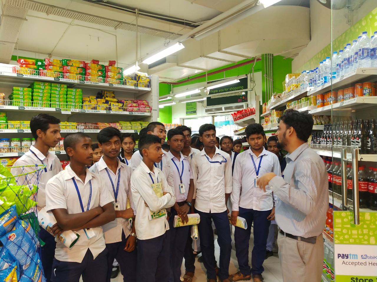  Industry Visit session organized in Retail Sector