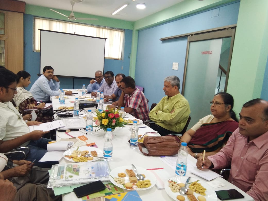 Meeting held on 8th july at nbirt with Dr. S P Gonchoudhuri, RKM & representatives of PBSSD , WBSCTVESD & Directorates.