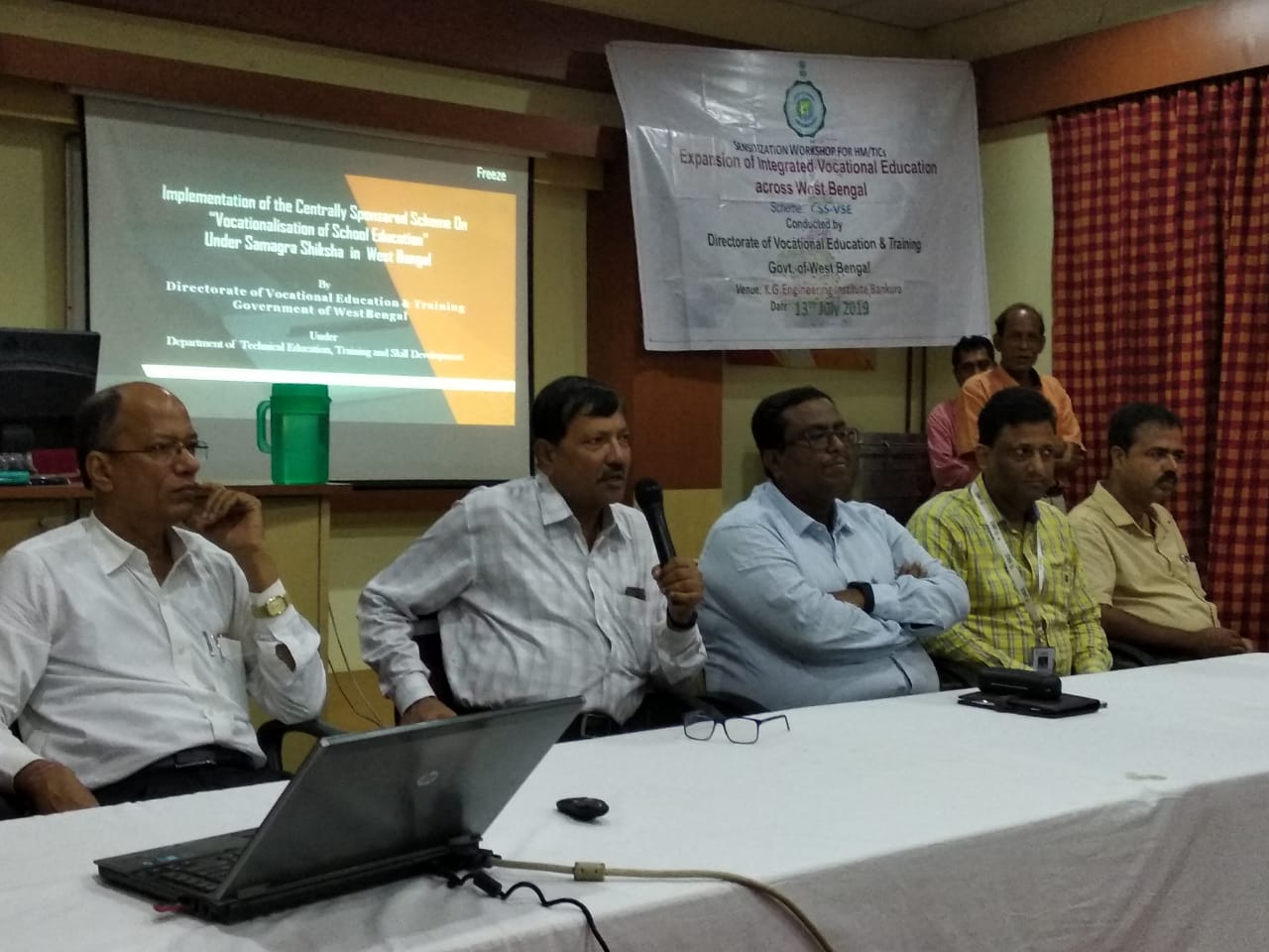  Workshop is mainly arranged to sensitize all concerned HMs/TICs of 37 Schools running CSS-VSE.