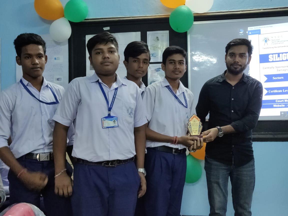 World Youth Skill Day was celebrated by School Authority for awarness to all 