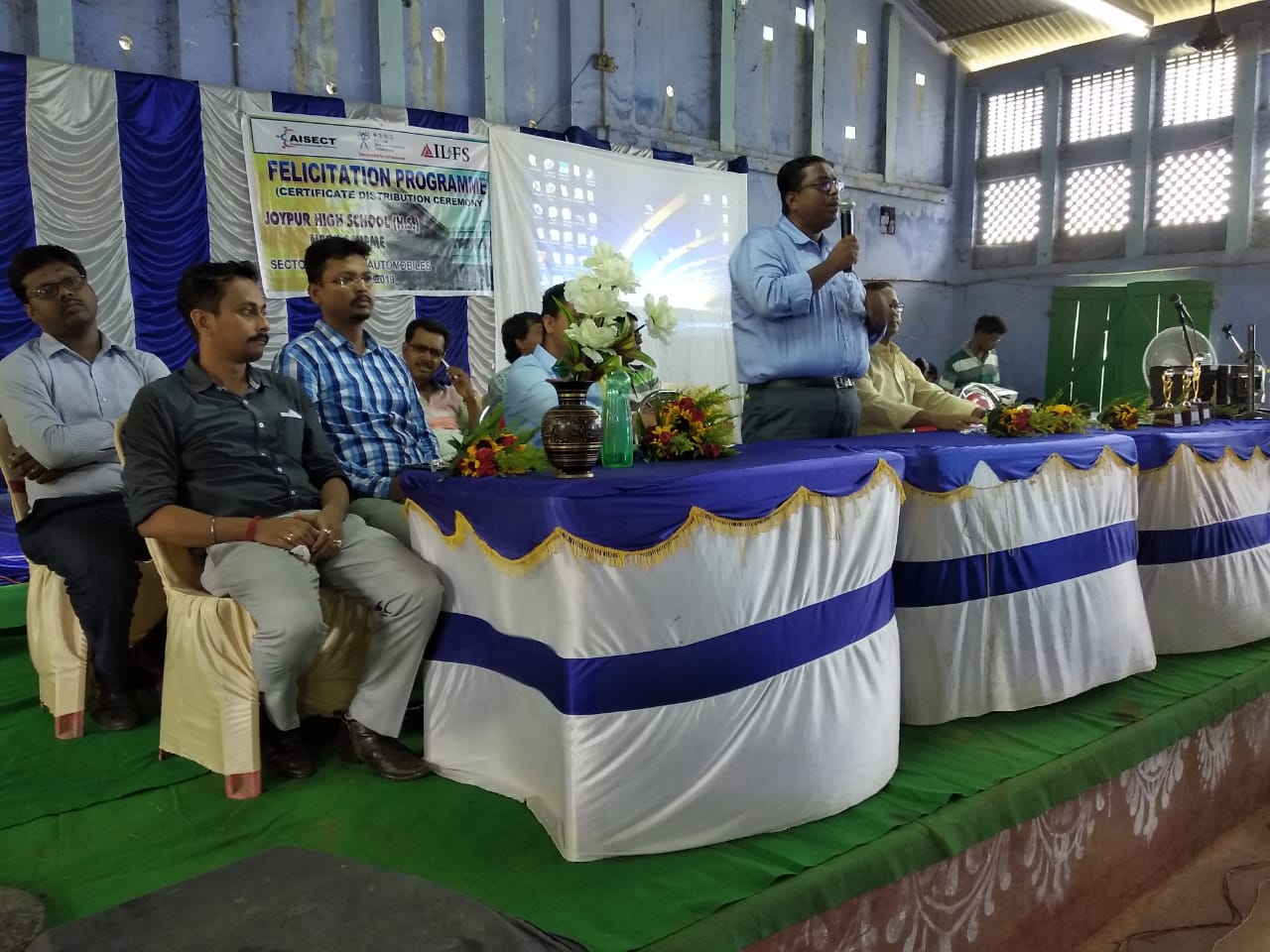  Excellent initiative by HM of Joypur High School at Bankura for arranging a district level Model Exhibition of students who are pursuing the vocational education under CSS-VSE.