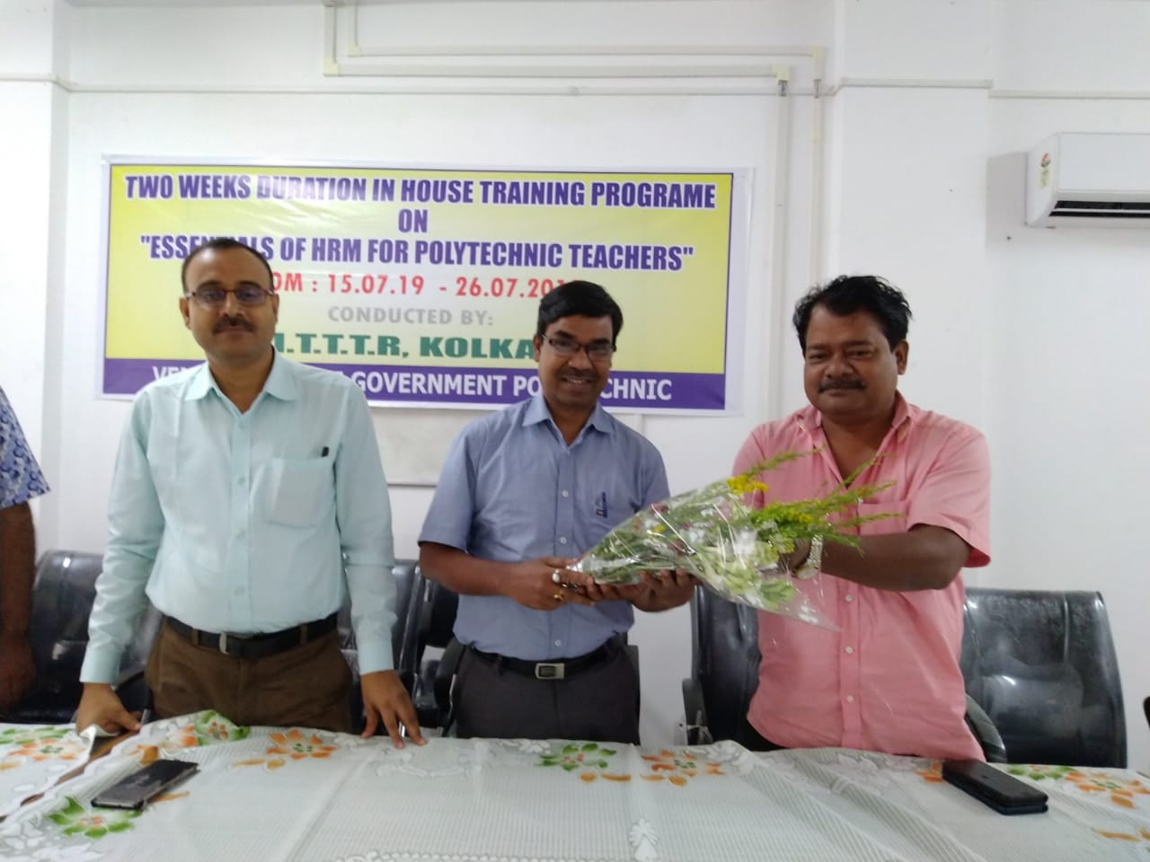 A short term training programme on  ' Essentials of H.R.M. for Polytechnic Teachers '  is organised by Rajganj Govt. Polytechnic 