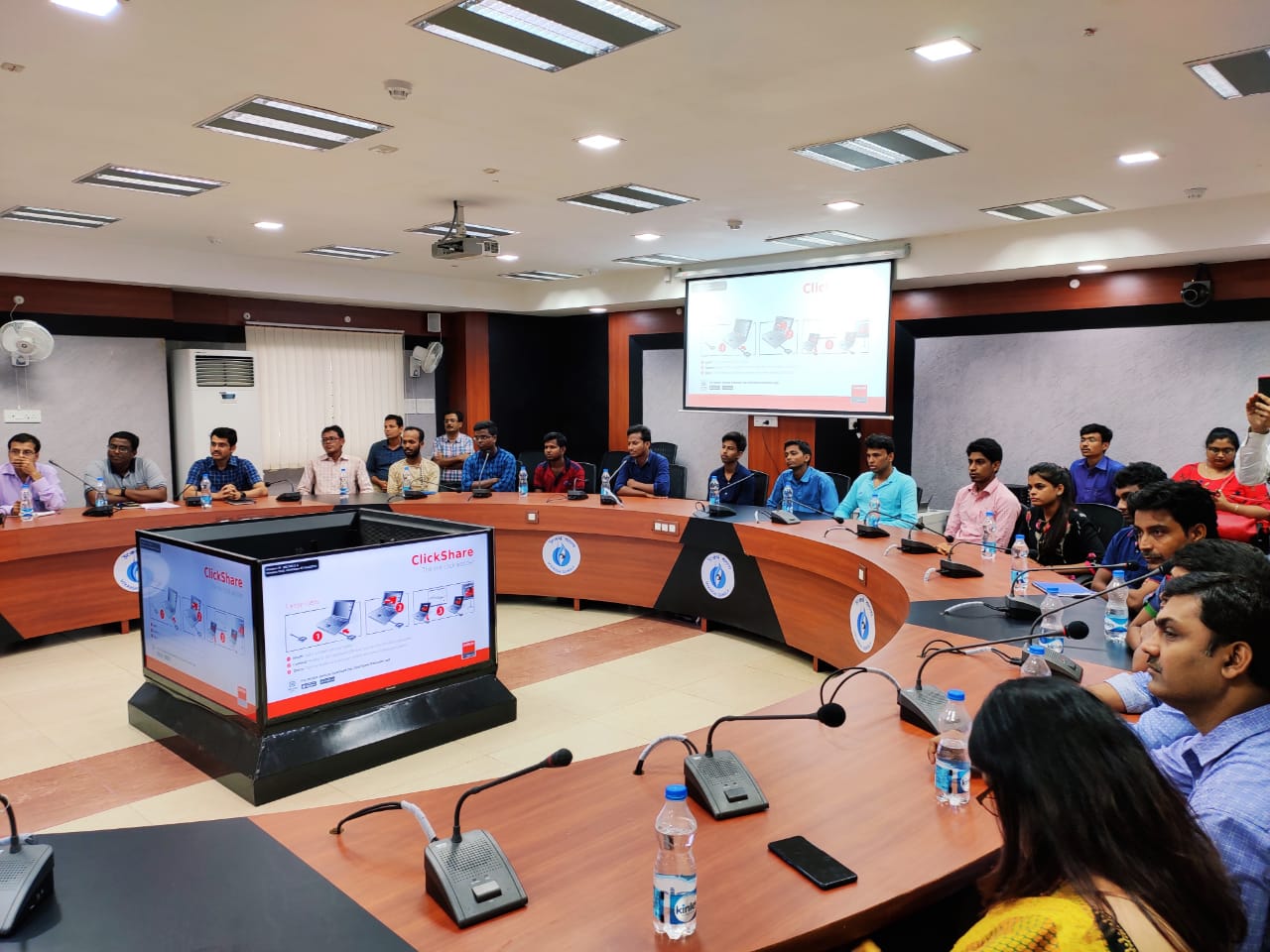 A total of six entrepreneurs who were earlier students of ITIs, 15 state toppers under the Craftsman Training Scheme, 11 state toppers under the Apprenticeship Training Scheme and their respective HR personnel were invited.