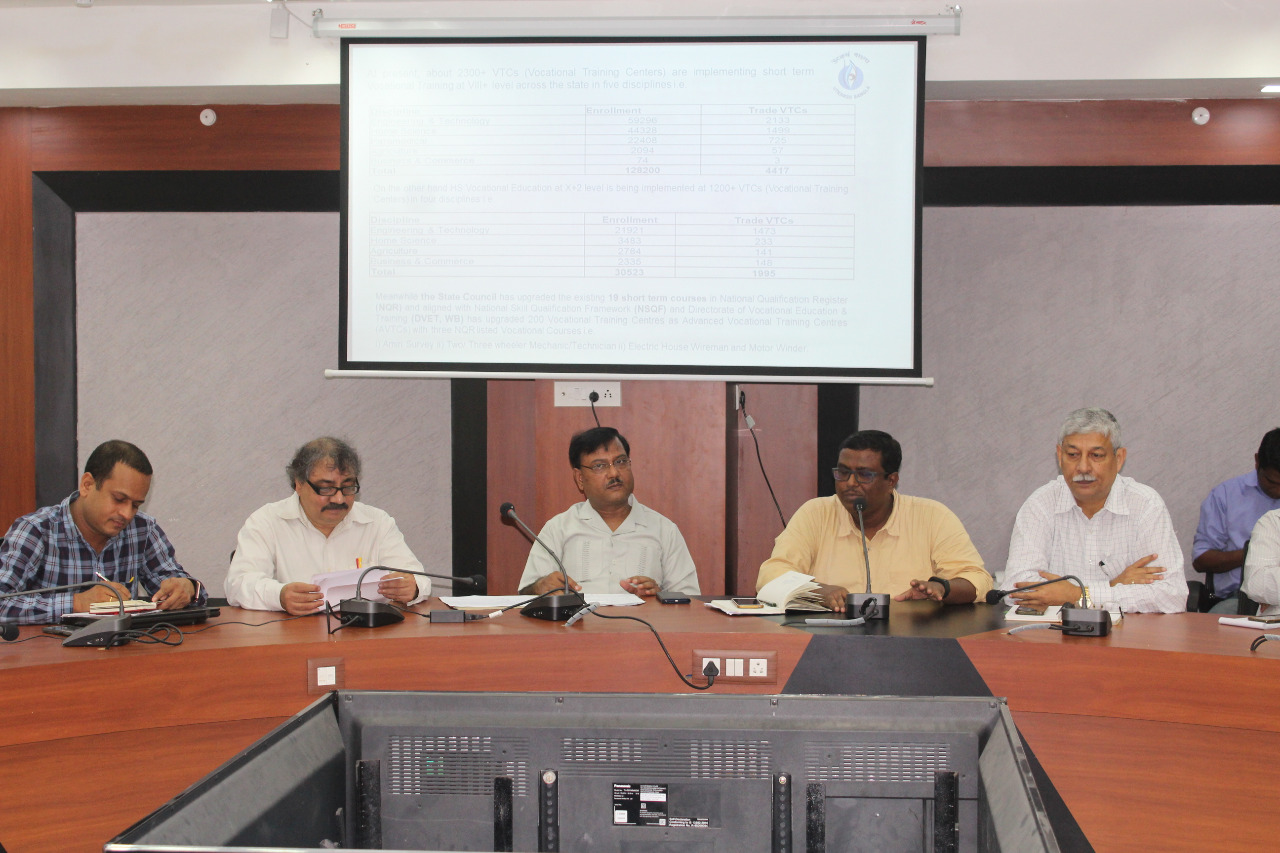Meeting was conducted to fix up the dates and modalities of forthcoming skill test for students appearing
