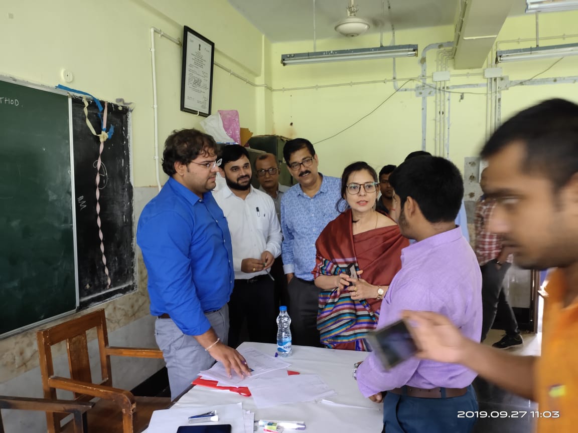 Smt. Roshni Sen , Principal Secretary  , TET&SD Department  in the Job Fair organized by Naandi Foundation