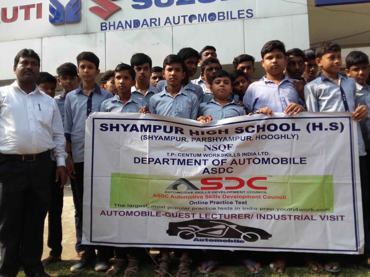 Industry Visit was organized in Automobile sector