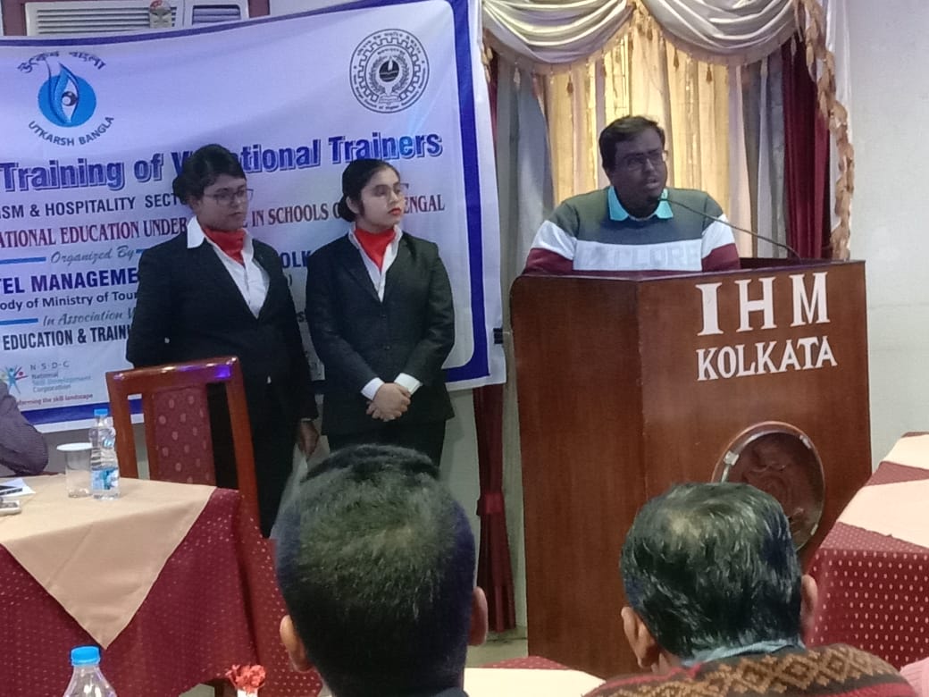 Valeidictory session of Induction Training for newly selected Vocational Trainers in Tourism & Hospitality Sector