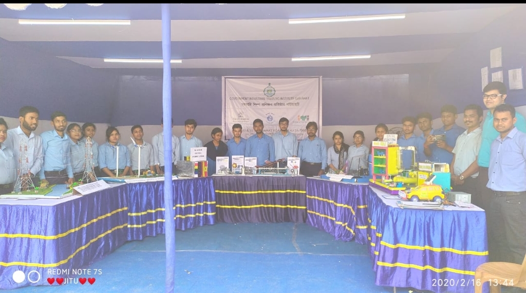Models displayed at the Stall of Govt ITI Gariahat on account of Utkarsha Parbon