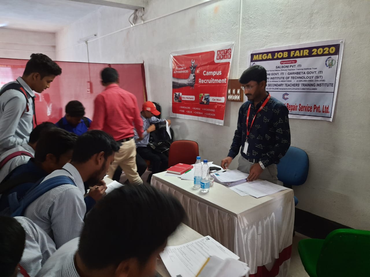 Job Fair in Salbani Pvt.  ITI