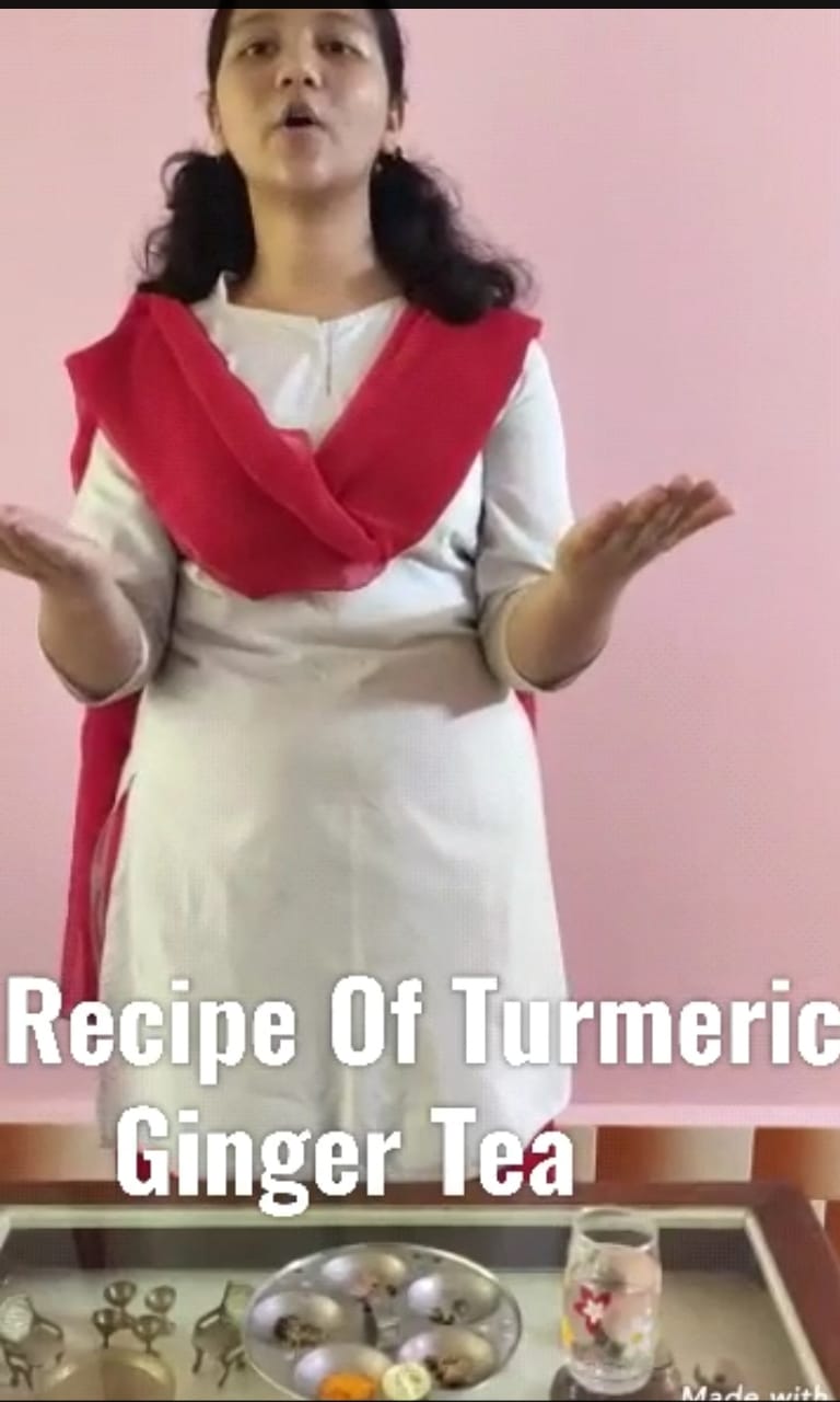 Practical Demonstration of Making Turmeric Ginger Tea