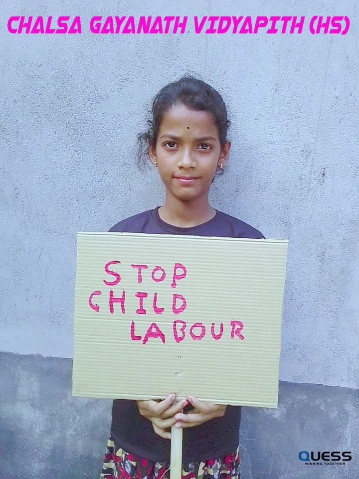 Students activities on World Day against child labour