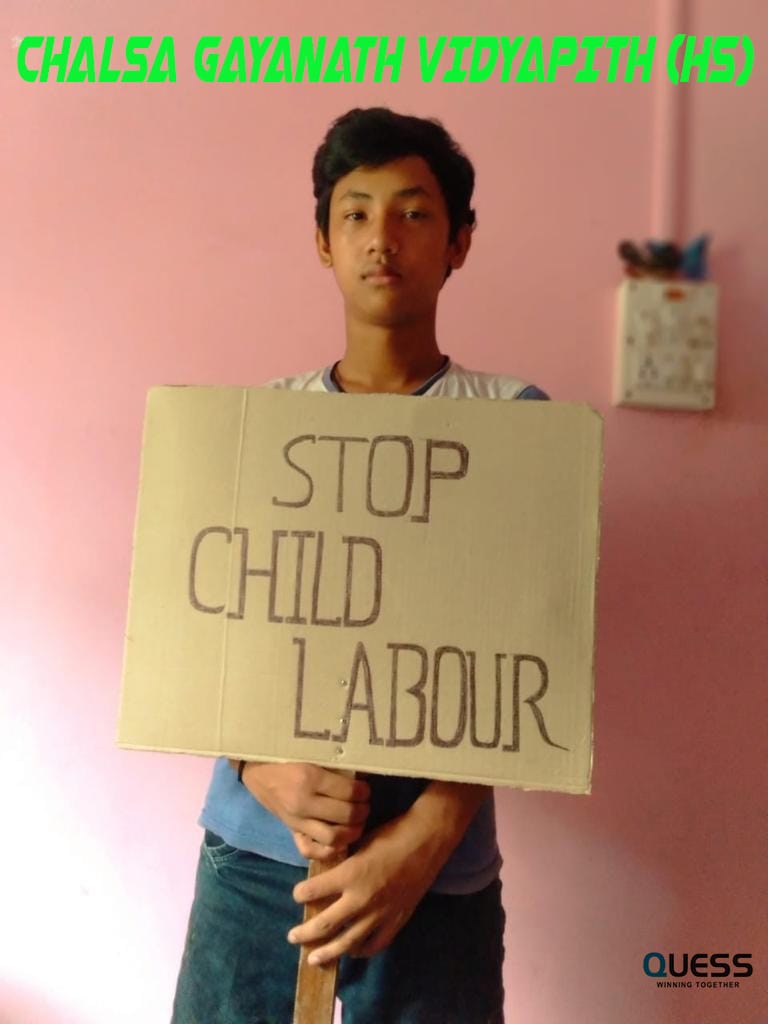 Students activities on World Day against child labour