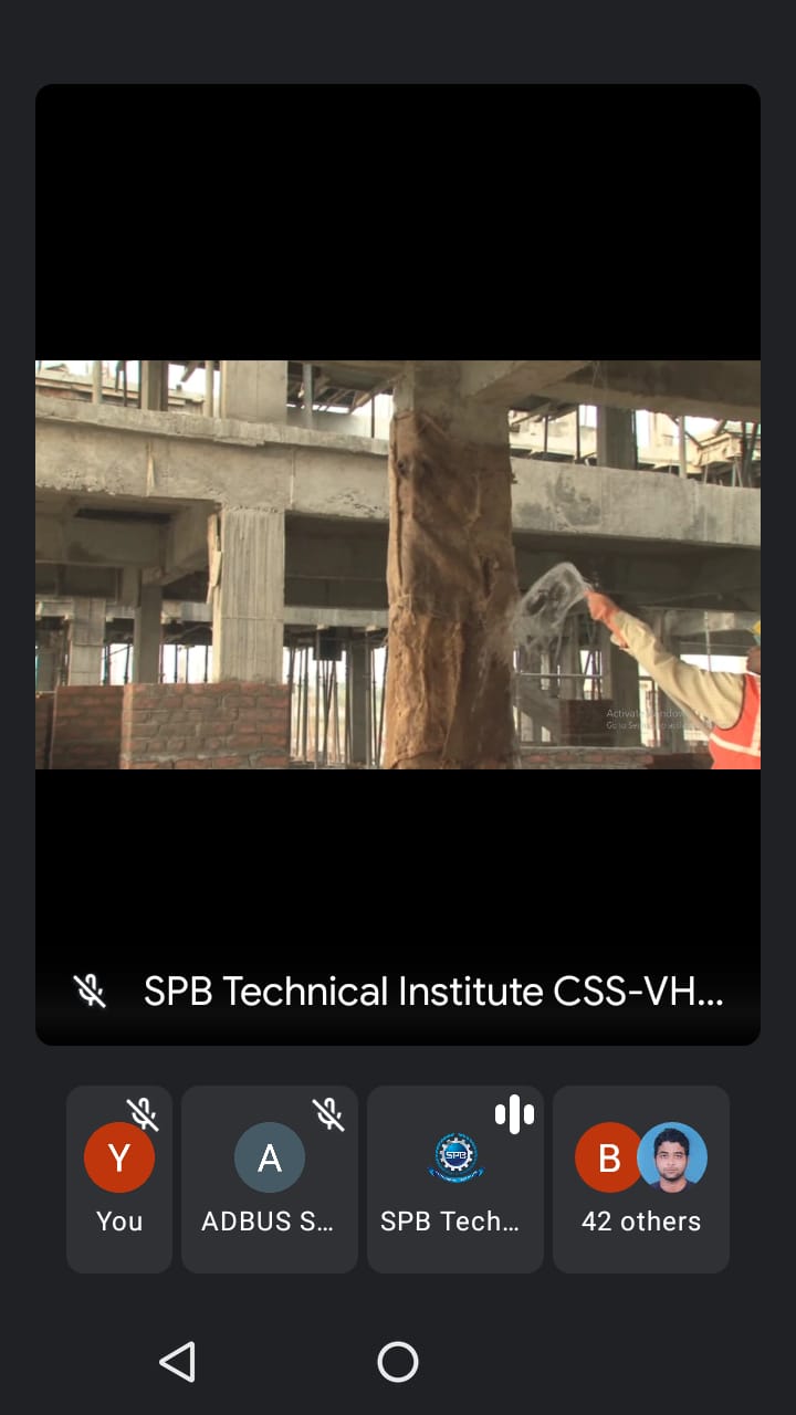 Industrial Visit Session through Video Conference under  CSS-VSE