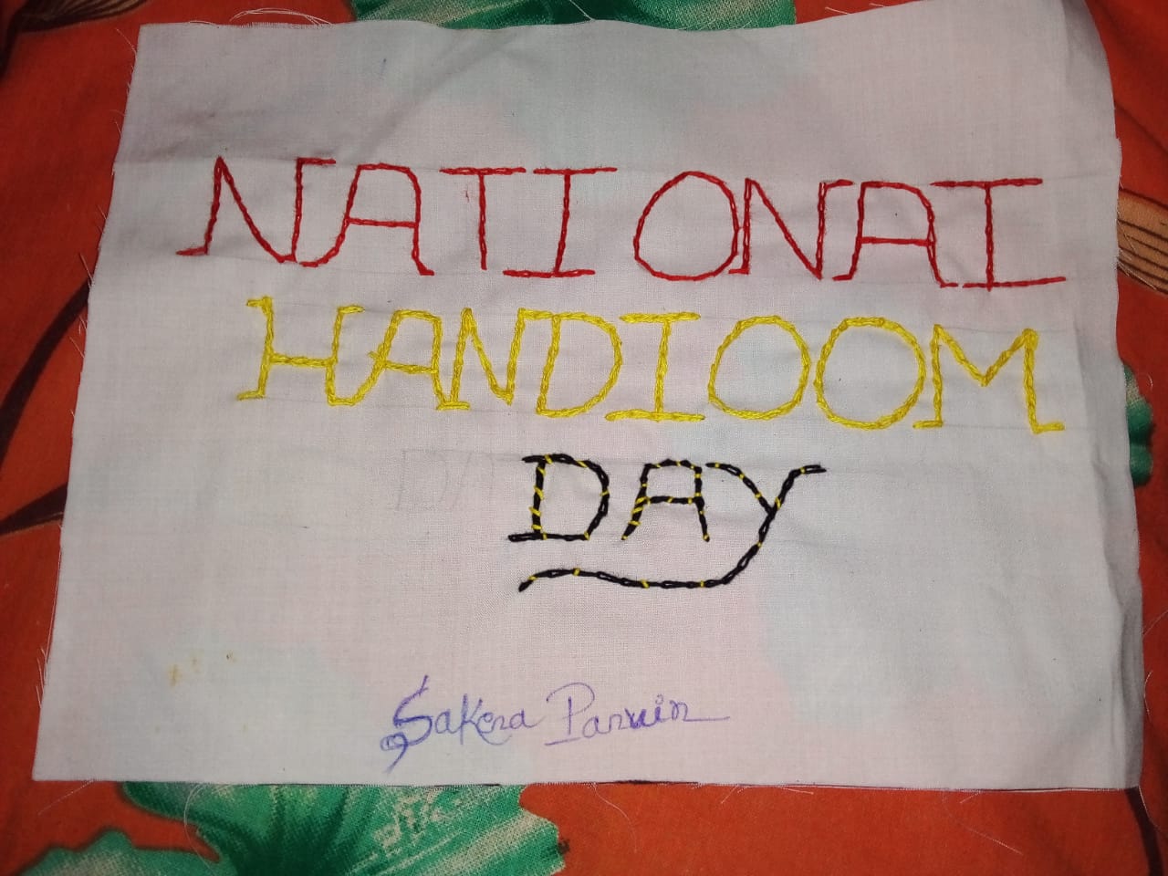 Celebration Of NATIONAL HANDLOOM DAY