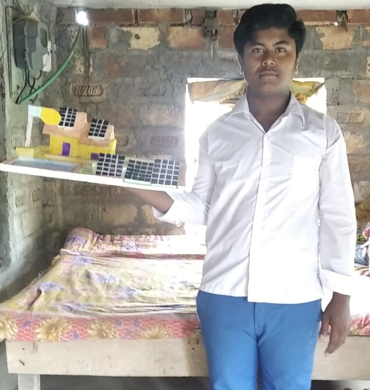 Student's of HARINBARI Y.A SIKSHAYATAN(H.S.)  The MODEL topic is SOLAR ENERGY